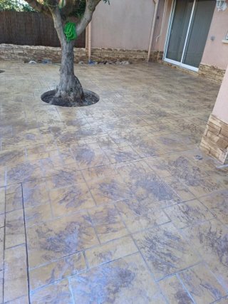 Hormigón impreso para exteriores