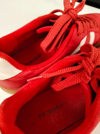 Zapatillas rojas retro Talla 41
