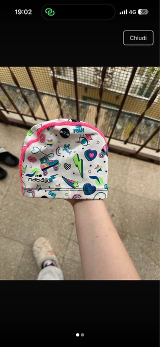 Cuffia piscina Nabaiji nuova