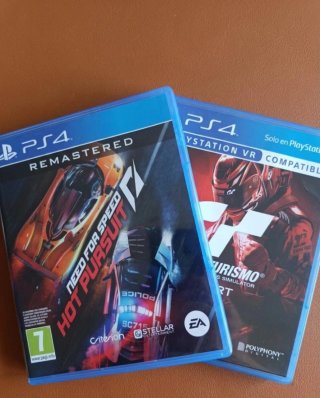 Pack 2 Juegos PS4: NFS Hot Pursuit + Gran Turismo