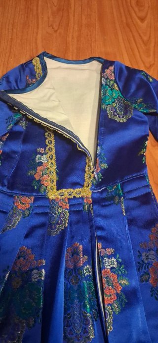 Traje Fallera Bebé Azul