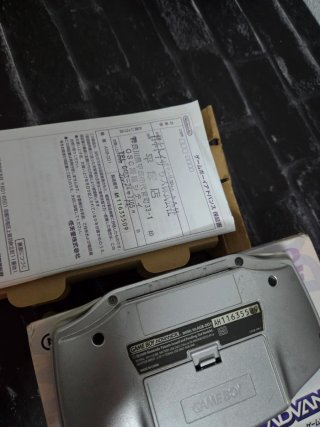 Consola Nintendo GameBoy Advance Plata