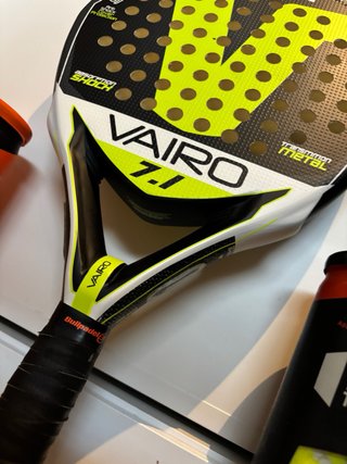 Lote 2 Palas Padel Vairo y Bullpadel + 2 Tubos