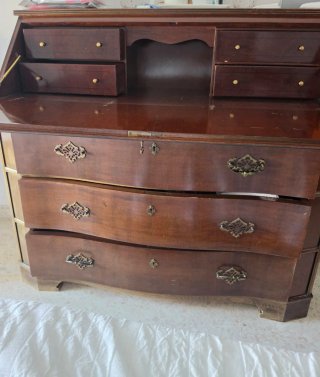 Cómoda Buro Antigua Madera