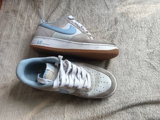 Nike Air Force One Beige y Azul