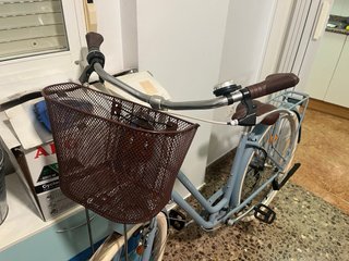 Bicicleta Paseo Decathlon Azul