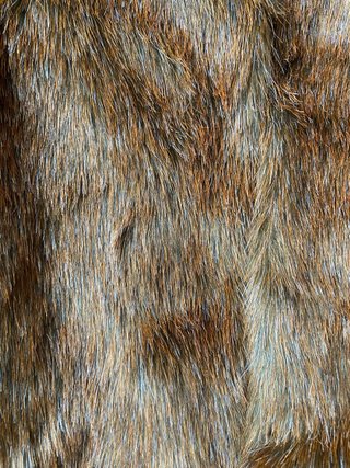 Abrigo de mujer de pelo sintético