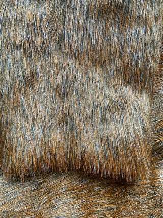 Abrigo de mujer de pelo sintético