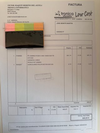 PC Gaming Ryzen 5 4600 1TB SSD GTX 1650