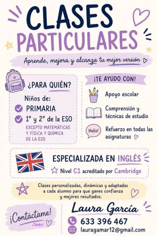 Clases particulares de primaria y ESO