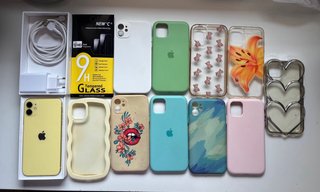 Iphone 11 128GB amarillo + Accesorios