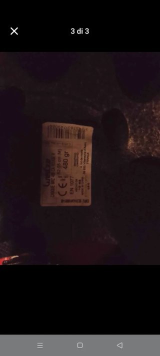 Casco sci Wed'ze rosso