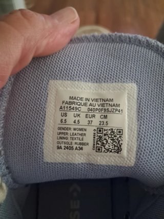 Botas Converse Azul Talla 37