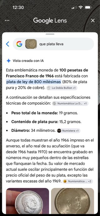 100 Pesetas Franco 1966 (plata)