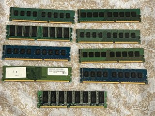 9 Memorias RAM Kingston