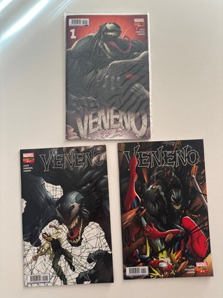 Cómics grapas Veneno 1 al 3