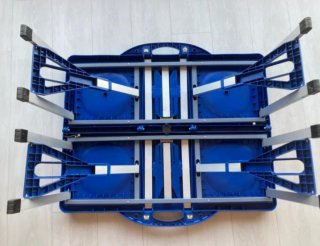 Mesa Plegable Maleta Azul