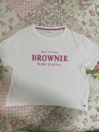 Camiseta Brownie Blanca Talla S