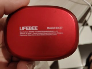 Cuffie Bluetooth Lifebee BX27 Rosse