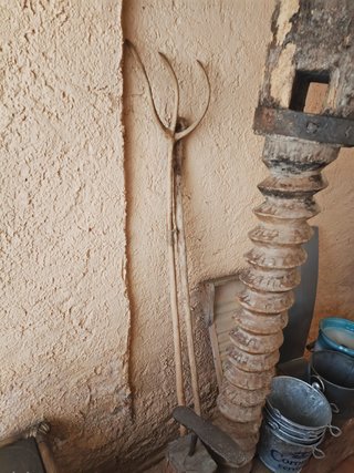 Herramientas de labranza antiguas
