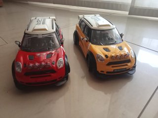 2 Coches de Juguete Mini Cooper