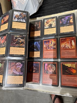 Lote Cartas Magic - Carpeta Magic the gathering
