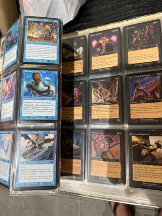 Lote Cartas Magic - Carpeta Magic the gathering