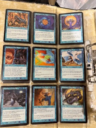 Lote Cartas Magic - Carpeta Magic the gathering