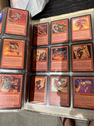 Lote Cartas Magic - Carpeta Magic the gathering