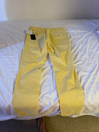 Pantalones Chinos Hackett Amarillos Talla 32