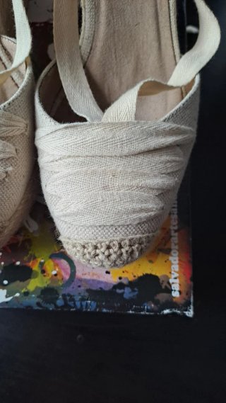 Alpargatas Shif Tiras Beige Talla 38