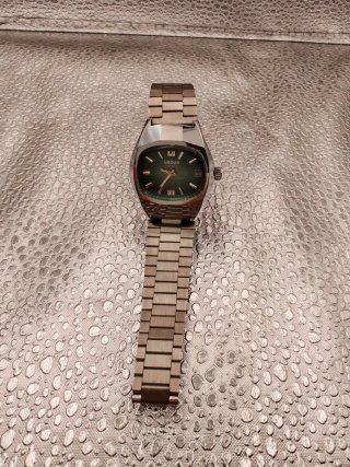 Orologio Vintage VADUR Automatico Quadrante Verde