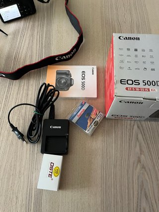 Canon EOS 500D + Objetivo 18-55 IS