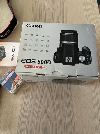 Canon EOS 500D + Objetivo 18-55 IS
