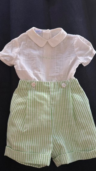 Conjunto Ropa Infantil Camisa Blanca y Pantalón