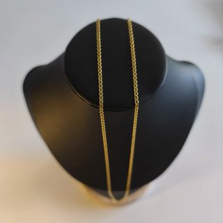 Cadena estilo barbada Oro 18k