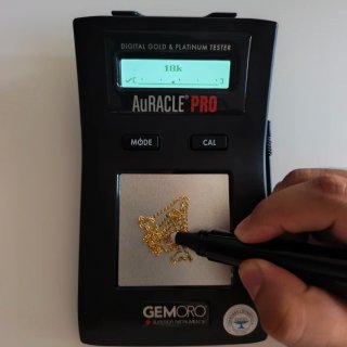 Cadena estilo barbada Oro 18k