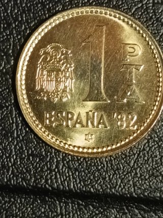 Monedas 1 pts 1975, 1980 * 76-82