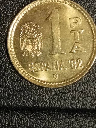 Monedas 1 pts 1975, 1980 * 76-82