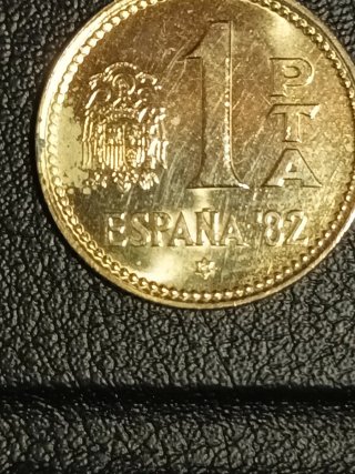 Monedas 1 pts 1975, 1980 * 76-82
