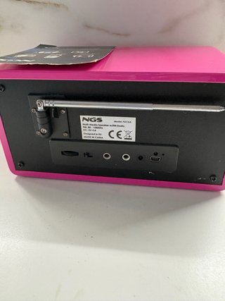 Radio Portátil NGS ROOMY MP3 Fucsia