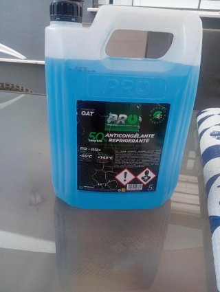 Anticongelante PRO 50% G12-G12+ 5L.