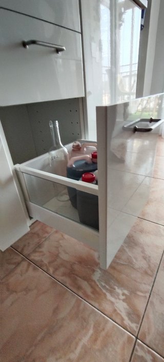 Mueble Aparador de Cocina + Mueble Alto Suspendido