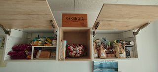 Mueble Aparador de Cocina + Mueble Alto Suspendido