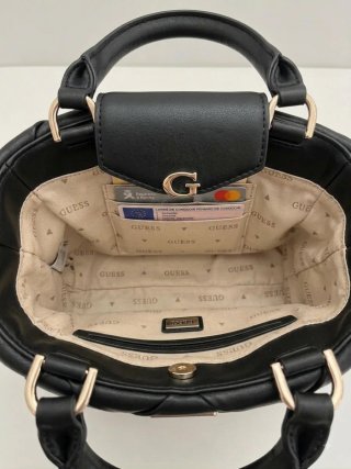 Bolso Guess Negro Mano y Bandolera