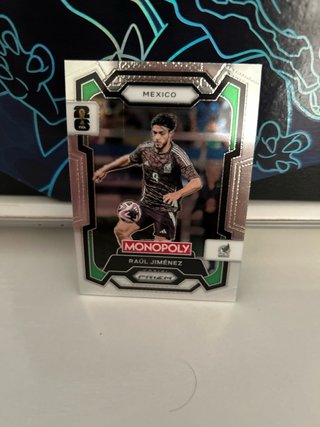 Carta Futbol Raúl Jiménez México Panini Prizm