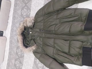 Chaqueton plumifero  Zara hombre verde