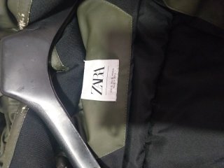 Chaqueton plumifero  Zara hombre verde