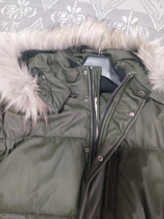 Chaqueton plumifero  Zara hombre verde
