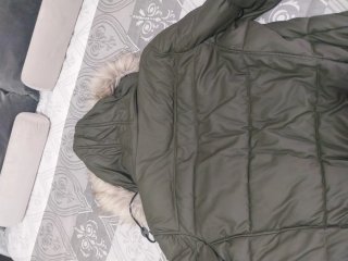Chaqueton plumifero  Zara hombre verde